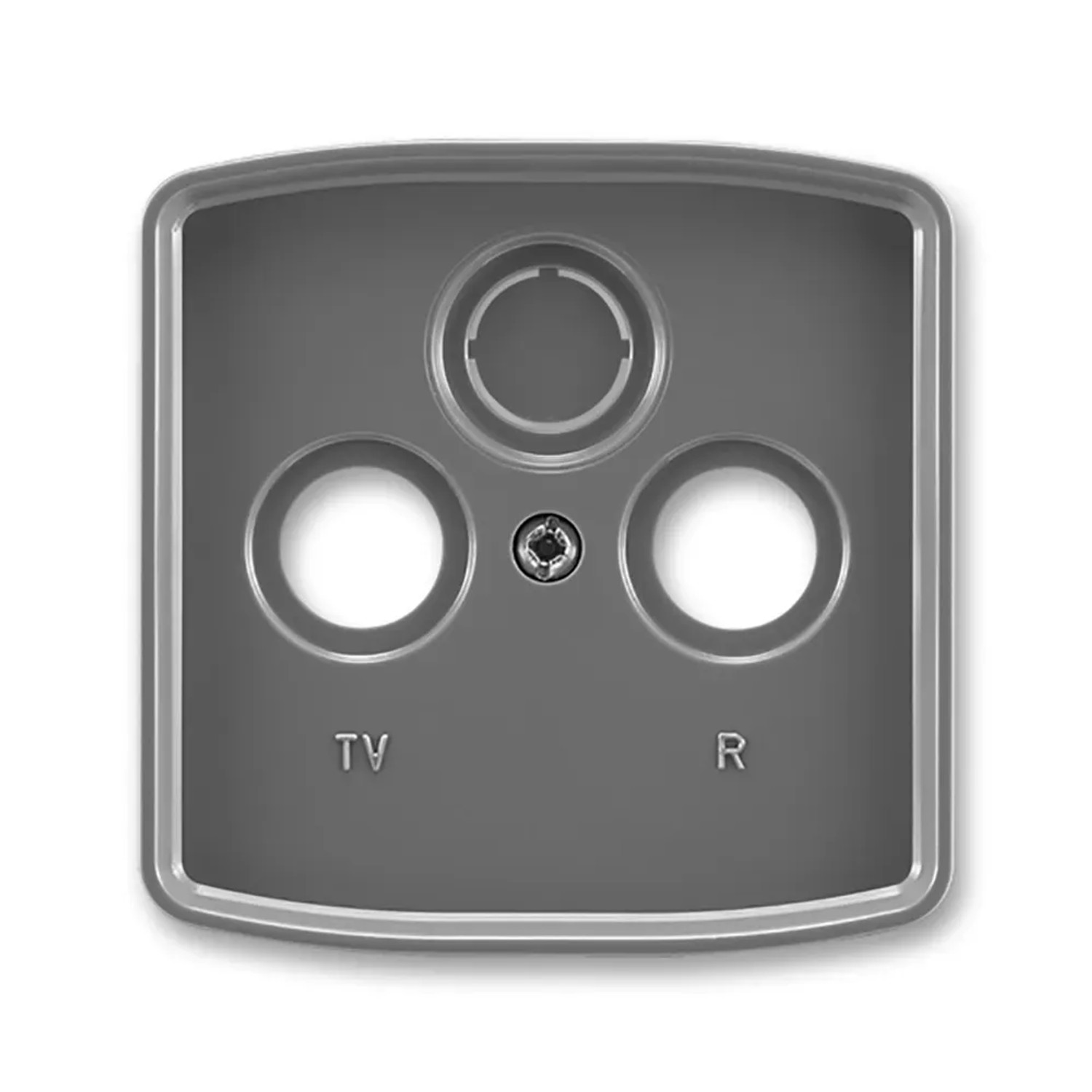 E-shop ABB Kryt zásuvky Radio/TV/SAT TANGO 5011A-A00300 S2 dymovo sivý 35 x 81 x 81 mm