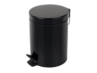 Šľapací odpadkový kôš Sydney 5 l kovový čierny