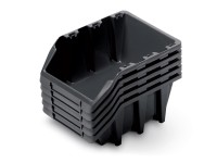 Kistenberg Set 5 úložných boxov Bineer 20 Long KBILS20 čierna 19,8x11,8x8,4 cm