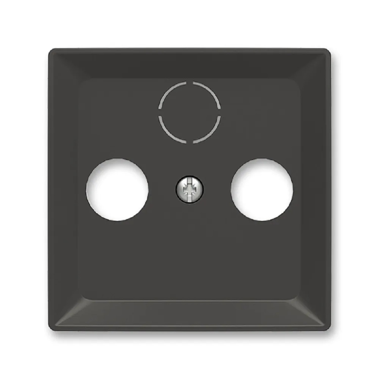 E-shop ABB Kryt zásuvky TV+R+SAT Zoni, matná čierna