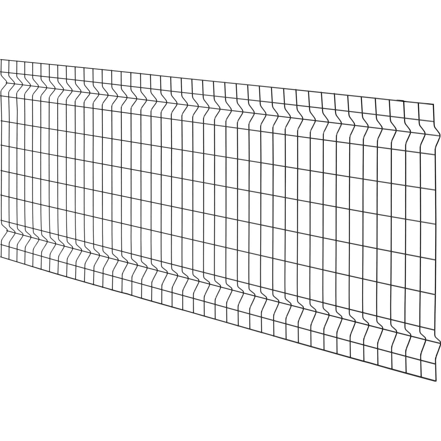 E-shop Jednoduché zvárané 3D pletivo antracitová 80 x 200 cm