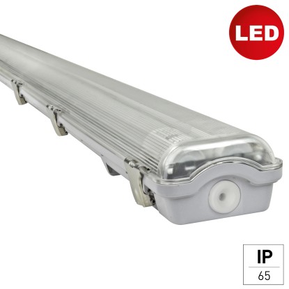 e2 elektro LED svietidlo do vlhka Classic-Power 2x24W 7200lm 4000K 1583x88x52mm