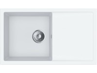 Miló Granitový drez Blissano biely 76 x 44 x 19,5 cm Miló Granitový drez Blissano biely 76 x 44 x 19,5 cm