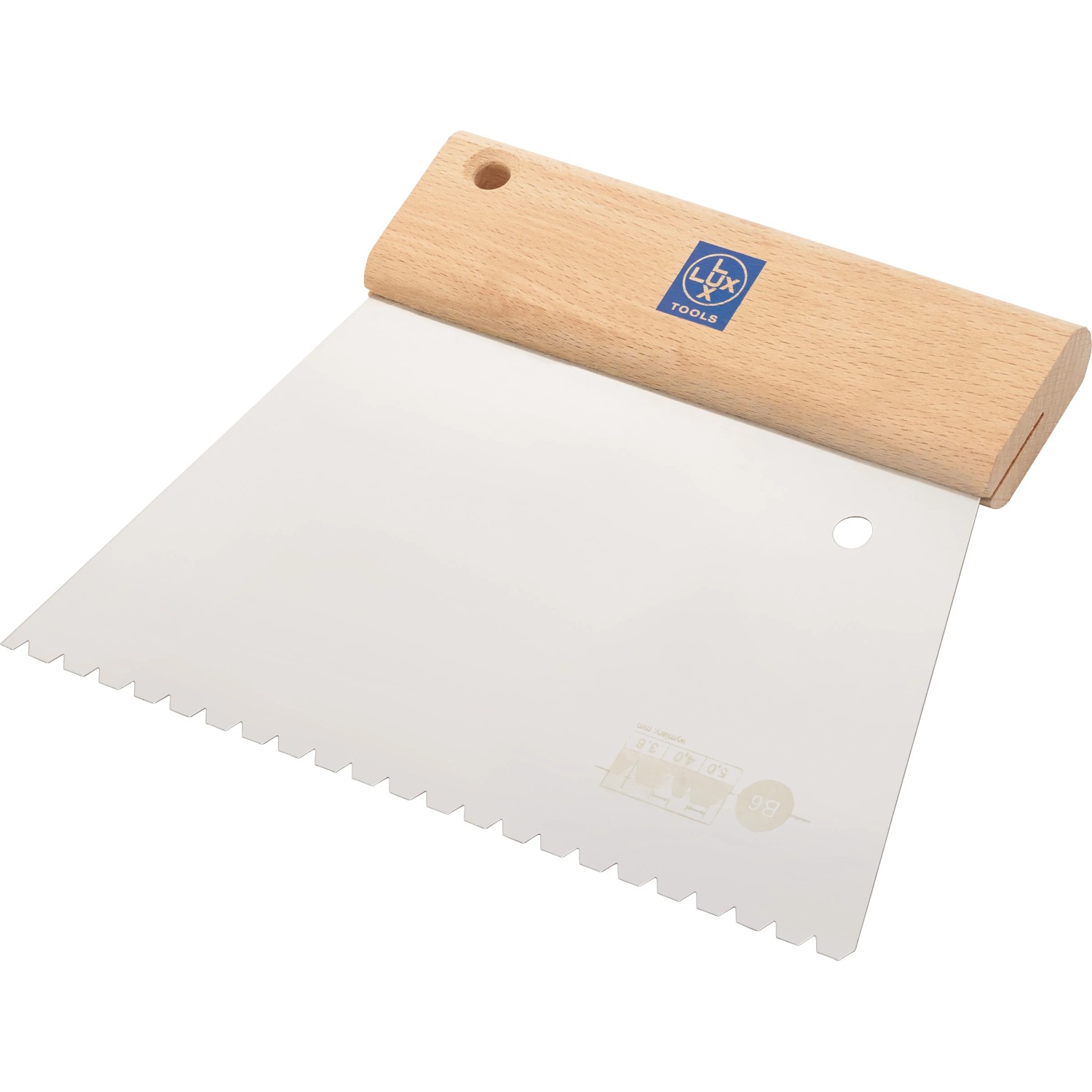 E-shop LUX-TOOLS Nanášač gleja Classic 200 mm s ozubením B6