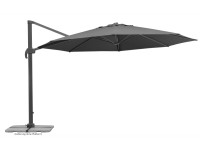 Schneider Slnečník Rhodos Grande antracitový pr. 400 cm