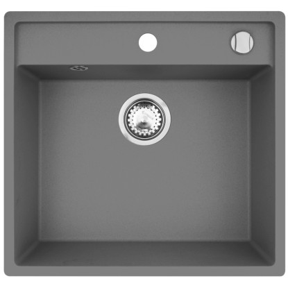 PYRAMIS Granitový drez Camea 1B, industrial grey, 50 x 53 cm