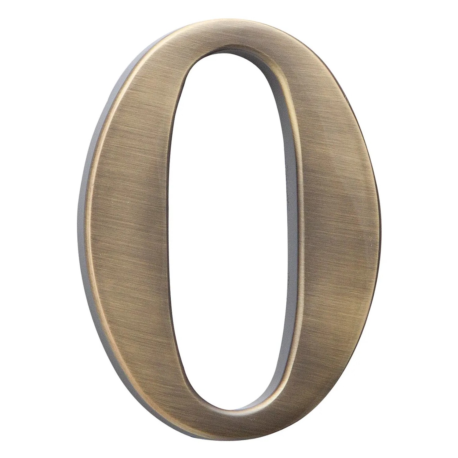 E-shop COBRA Číslica 0 - 5 cm, česaný bronz