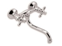 Titania Retro II Drezová umývadlová batéria 99170/T,0, chróm, rozstup 150 mm