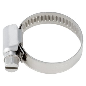 Nerezová hadicová spona, 16-32 mm, pre bezpečné pripojenie hadíc.