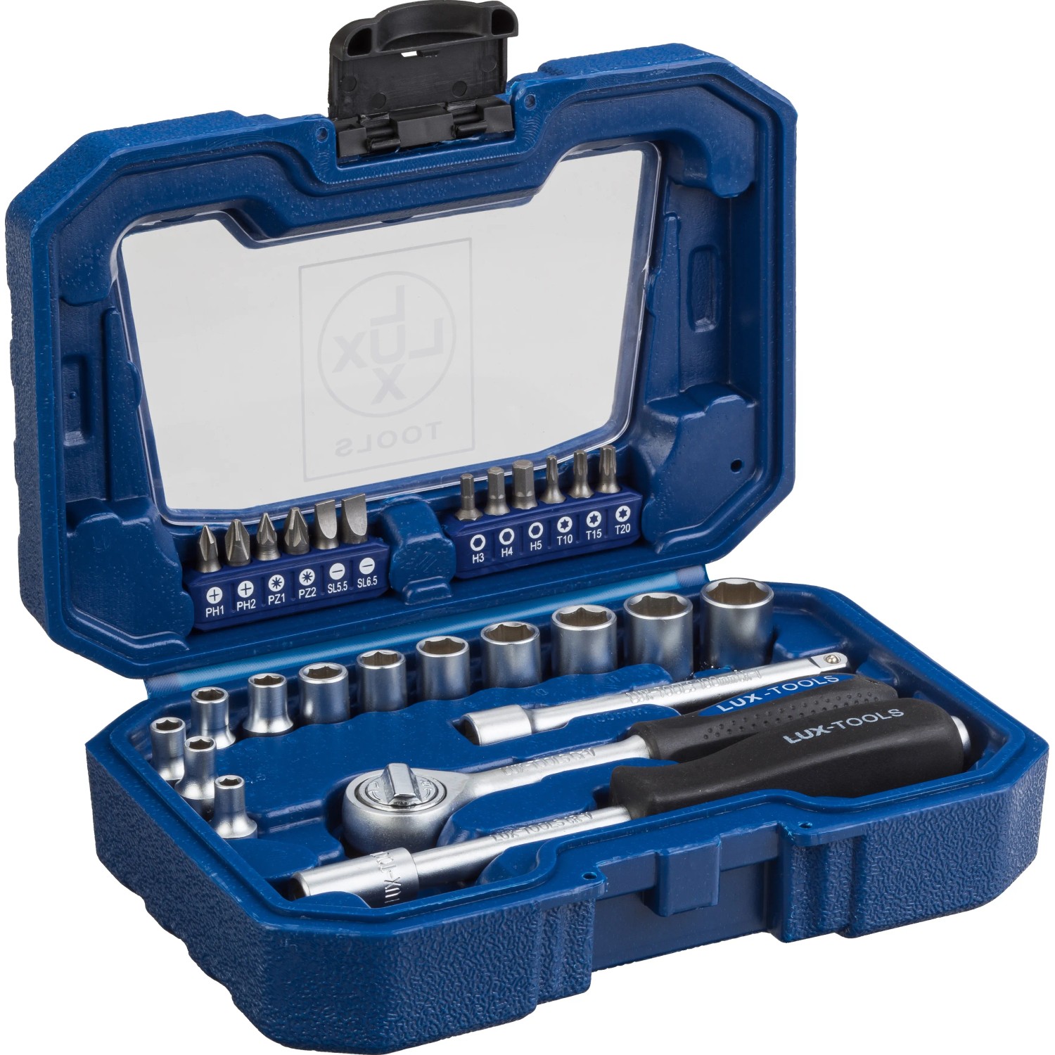 E-shop LUX-TOOLS Gola súprava nástrčných kľúčov Classic CrV oceľ 28dielna