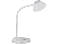 Reality LED stolná lampa BERRY biela 3,2 W, 350lm, 3000K, 13 x 33 cm