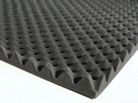 AM Tvarový akustický molitan Vlnky 2,5 cm, 50 x 100 cm