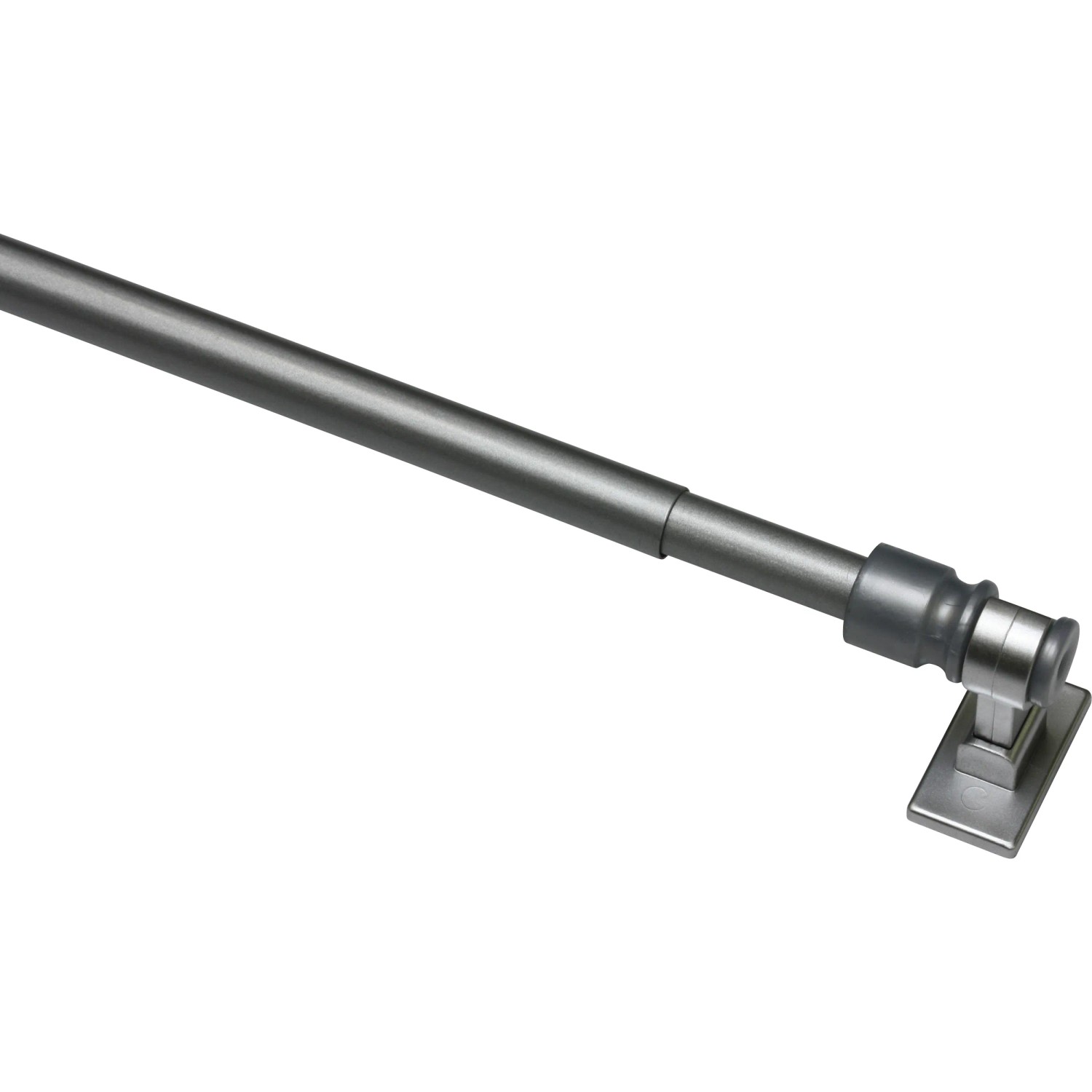 E-shop Gardinia Kaviarenská tyč California pr. 12 mm, strieborná matná 135-225 cm