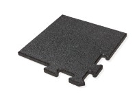 MAX3 Gumová dlažba PUZZLE rohový diel čierna 500 x 500 x 25 mm