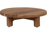 Podesta z teakového dreva prírodný 30 x 8 cm