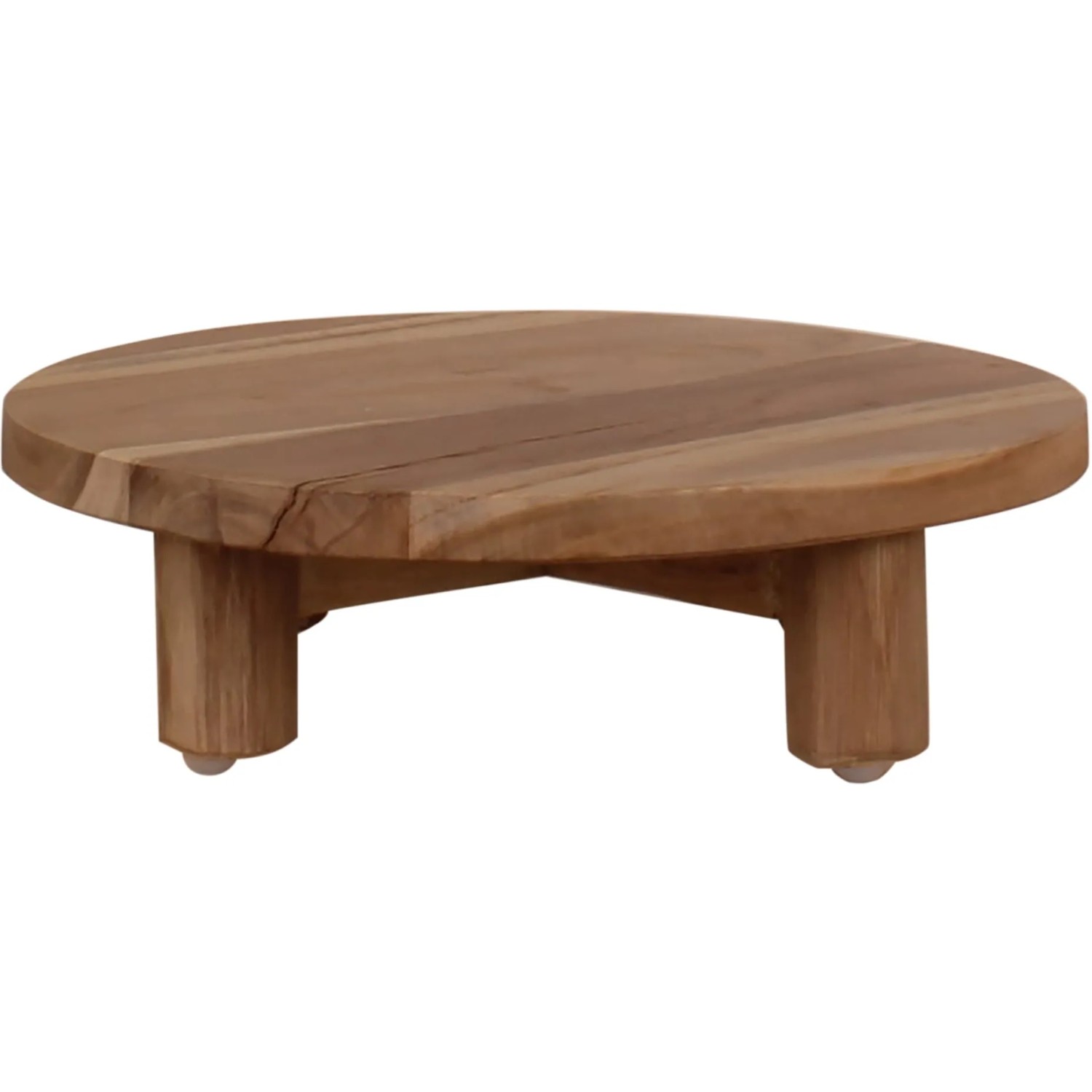 E-shop Podesta z teakového dreva prírodný 30 x 8 cm