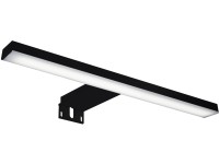 Maximus Zrkadlové LED svietidlo Esther, 6W, IP44, 4000K, čierna, 28 cm