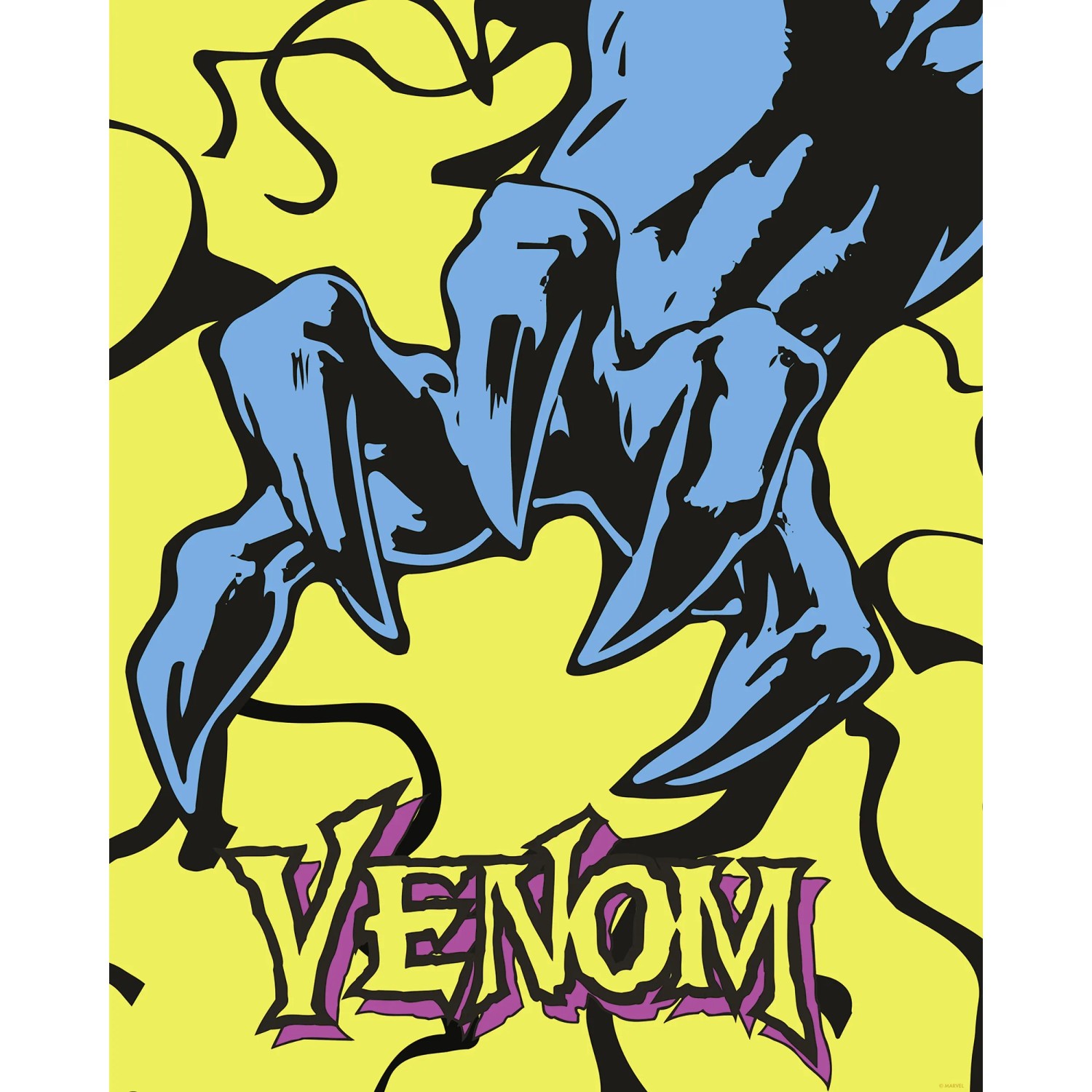 E-shop Komar Plagát Marvel Venom Colourful Claw 40 x 50 cm