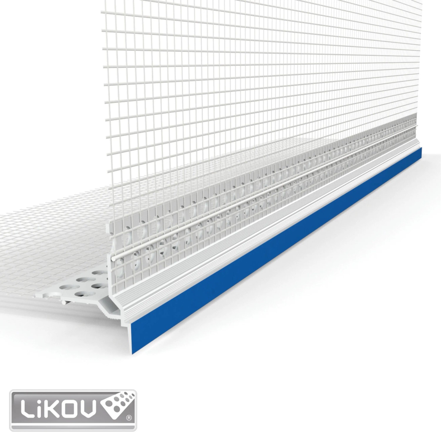 E-shop Likov Lišta s priznanou odkvapnicou VLTU-2H 100 x 100 x 2500 mm