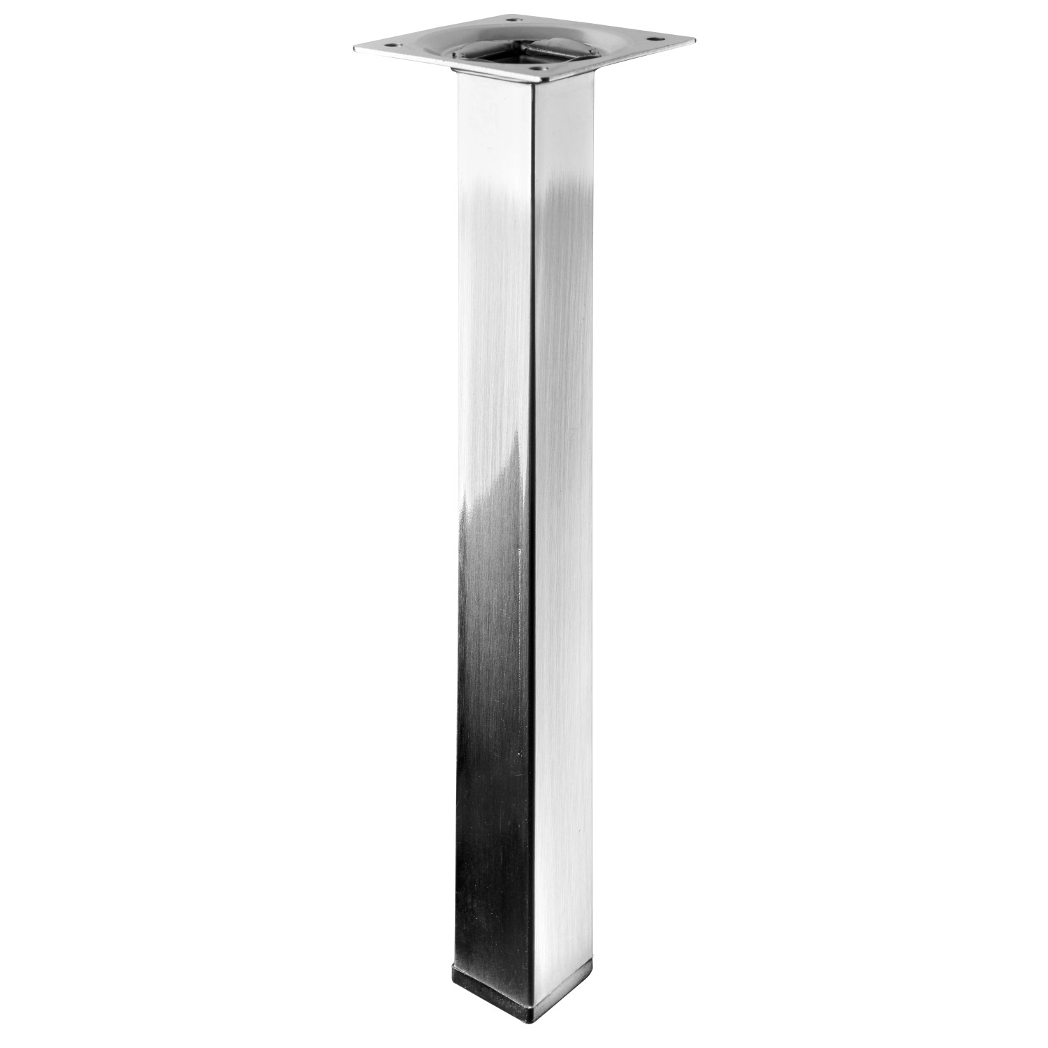 E-shop Hettich Nábytková noha hranatá, nerez, 25 x 25 x 250 mm