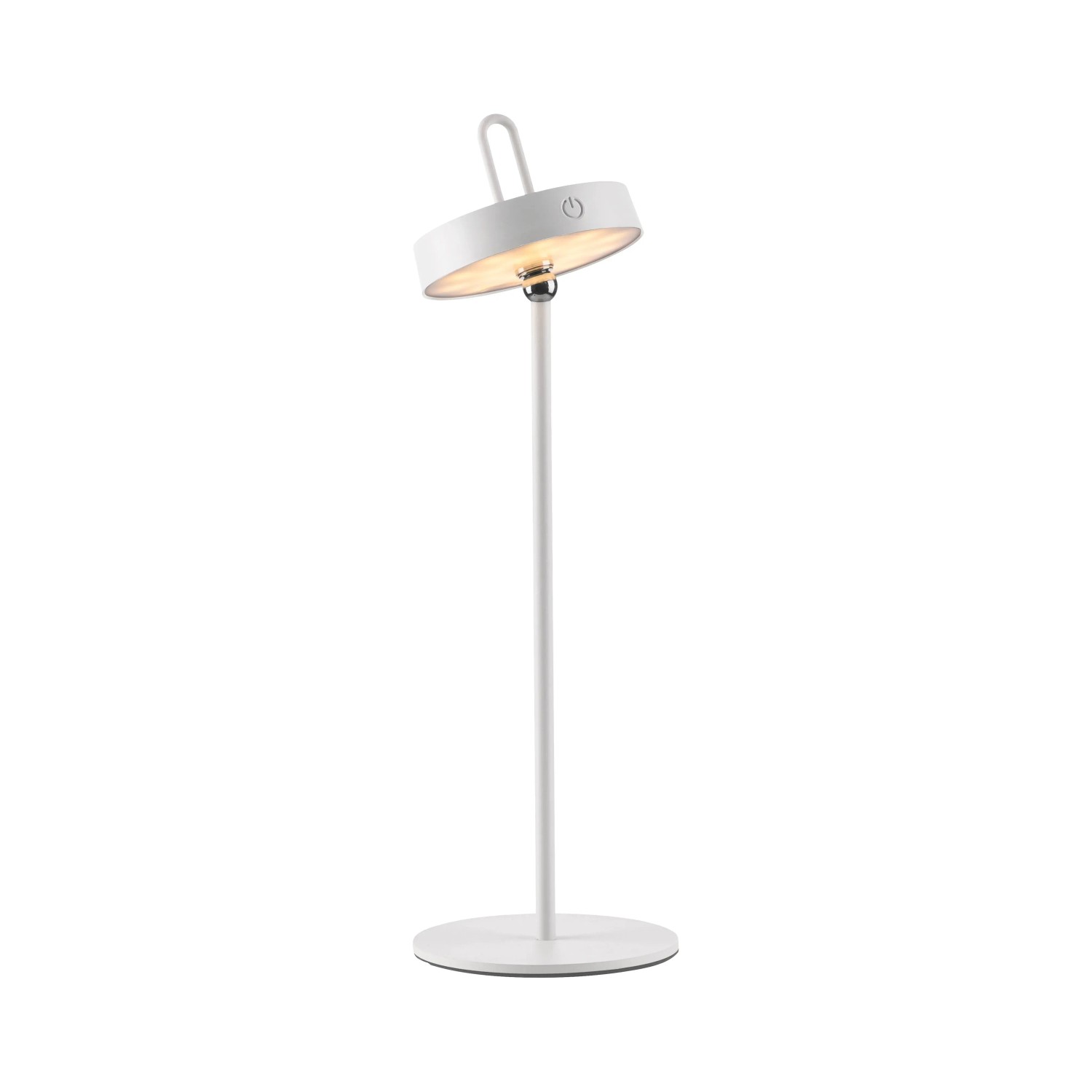 E-shop Just Light. Nabíjacia stolná LED lampa Amag IP44 biela pr. 15 x 47,2 cm