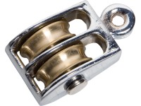 LUX Bloková lanová kladka dvojitá, pozinkovaná, 23 mm