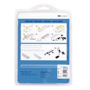 FK Technics SET LED pásik COB RGB s IR ovládačom, vr. zdroje, 24W, 4000K, 3 m
