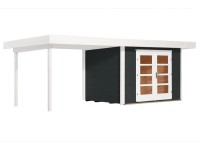 Weka Záhradný domček Savona veľ. 2 B antracitová Š x H: 590 x 300 cm, z toho 295 Weka Záhradný domček Savona veľ. 2 B antracitová Š x H: 590 x 300 cm, z toho 295