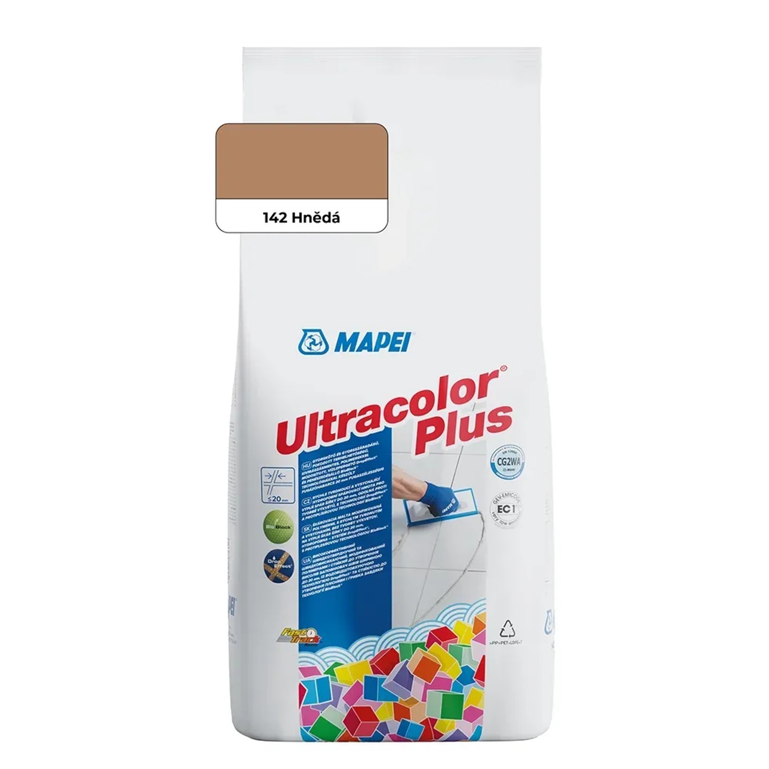 E-shop Mapei Škárovacia hmota Ultracolor Plus 2 kg, 142 hnedá
