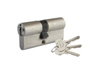 Yale Stavebná vložka 500, 40/40, 3 kľúče, kartáčovaný nikel Yale Stavebná vložka 500, 40/40, 3 kľúče, kartáčovaný nikel