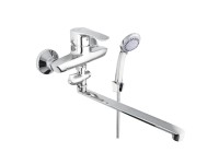 Rubineta Nástenná vaňová batéria Trento-12/C s príslušenstvom, 150 mm, chróm