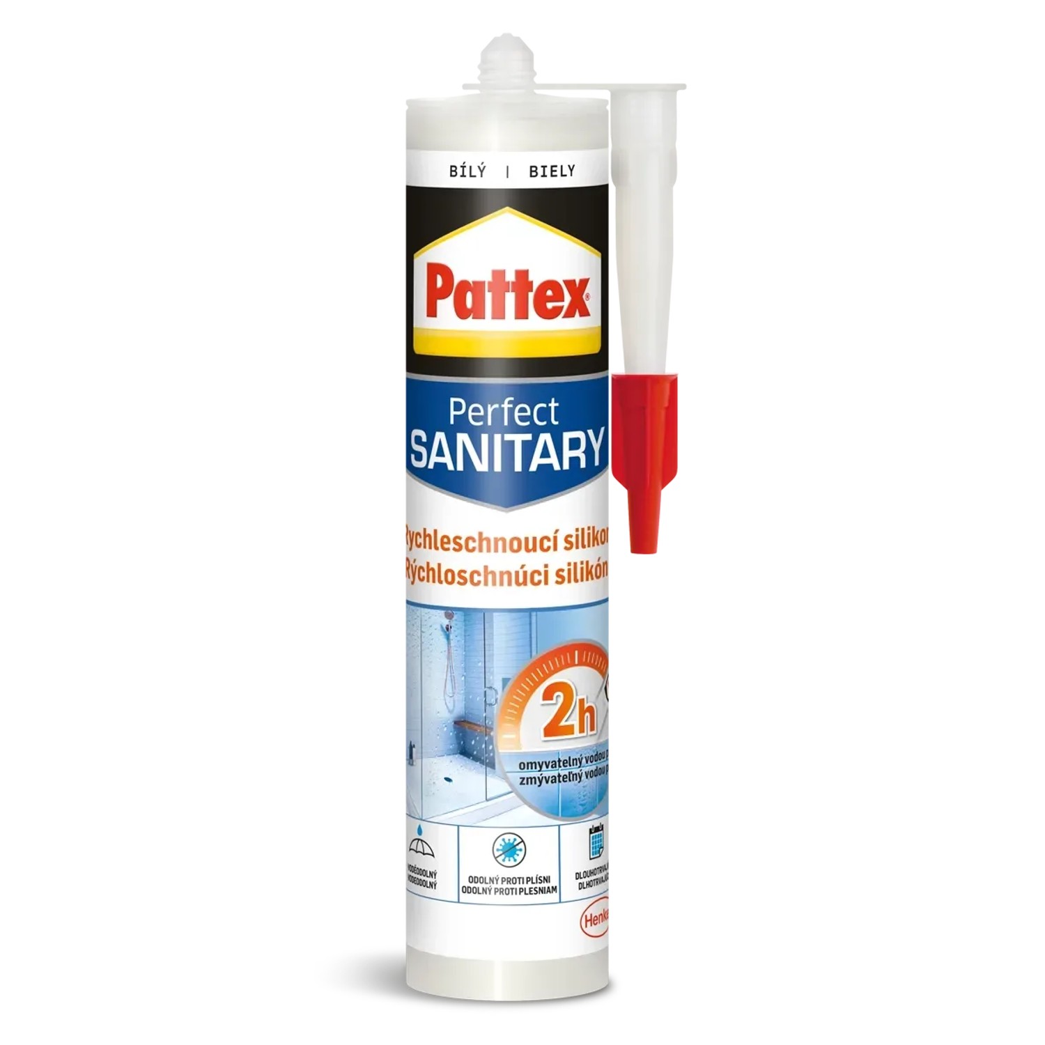 E-shop Pattex Sanitárny silikón Express 280 ml