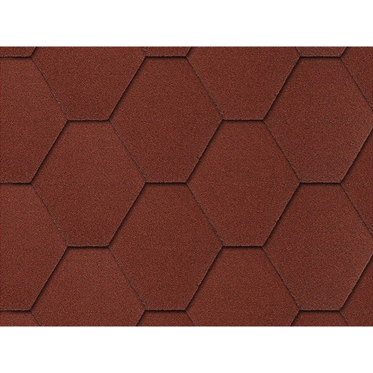 E-shop Onduline Asfaltový šindeľ Bardoline CLASSIC hexagonal, červená, 2 m2