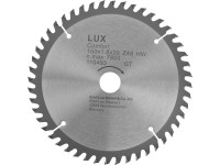 LUX-TOOLS Pílový kotúč do kotúčovej píly z tvrdokovu 160 x 20 mm, 48 zubov
