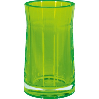 Spirella Priesvitný akrylový pohár na čistenie zubov Sydney kivi