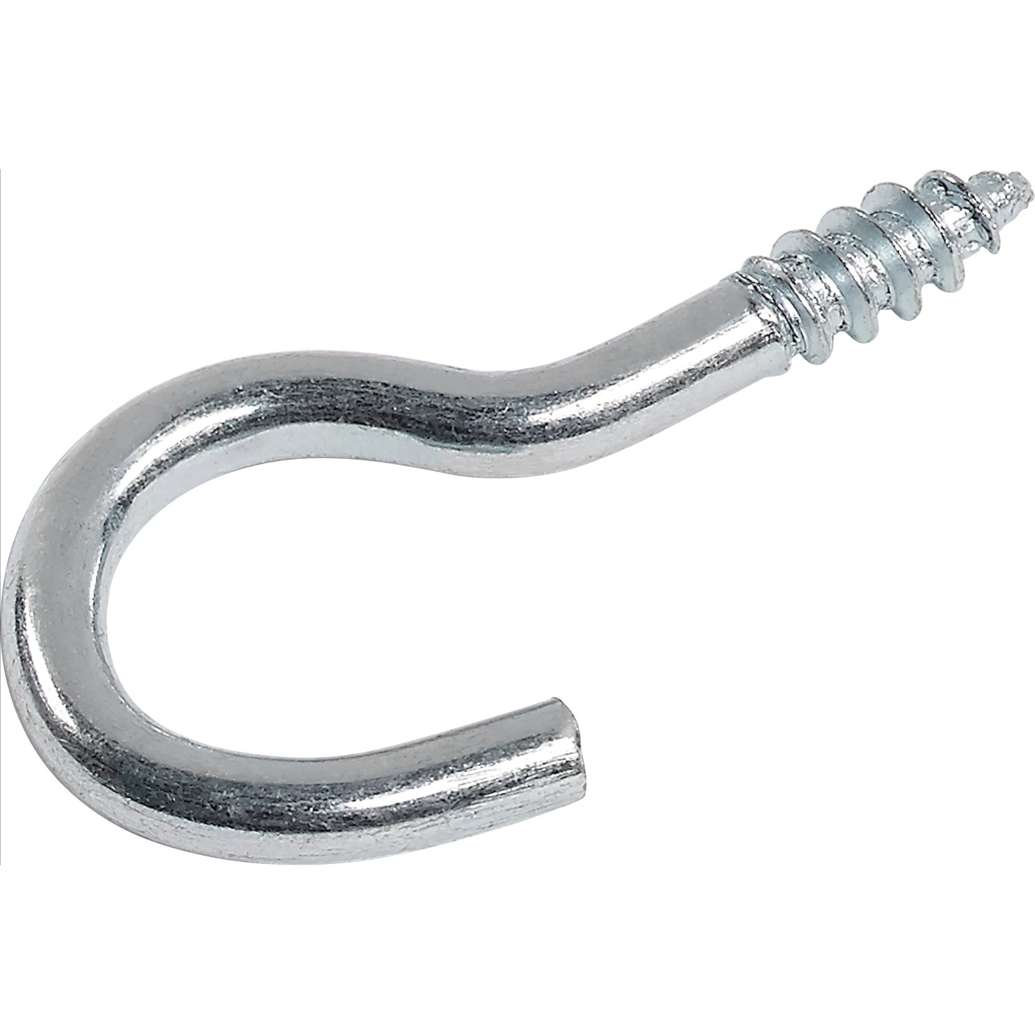 E-shop Skrutkovací hák zahnutý priemer 2 mm x 20 mm pozinkovaný, 12 ks