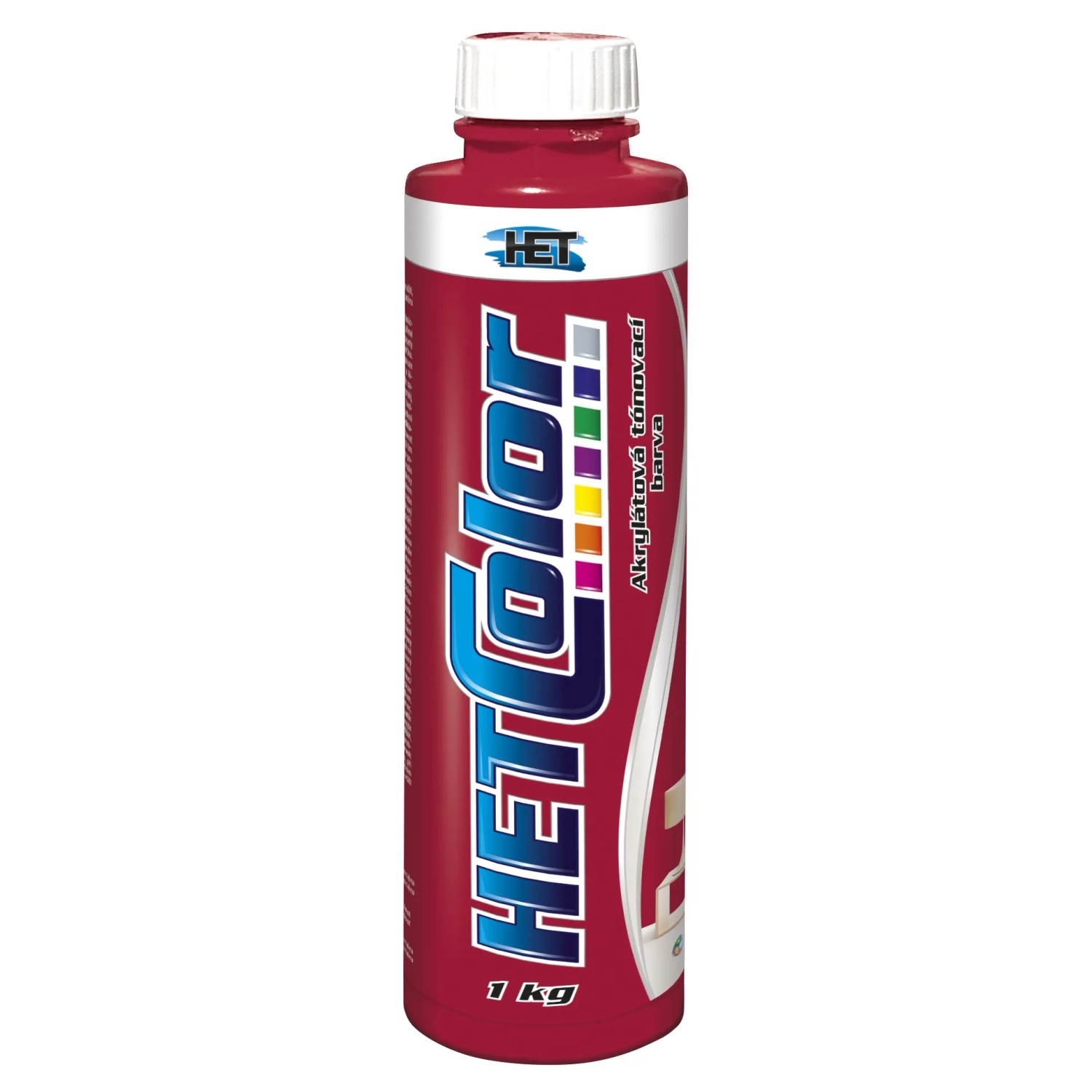 E-shop HETCOLOR Akrylátová tónovacia farba červená 1 kg