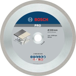 Bosch diamantový rezný kotúč 230 mm pre uhlové brúsky. Na čisté rezy do keramiky a dlaždíc.