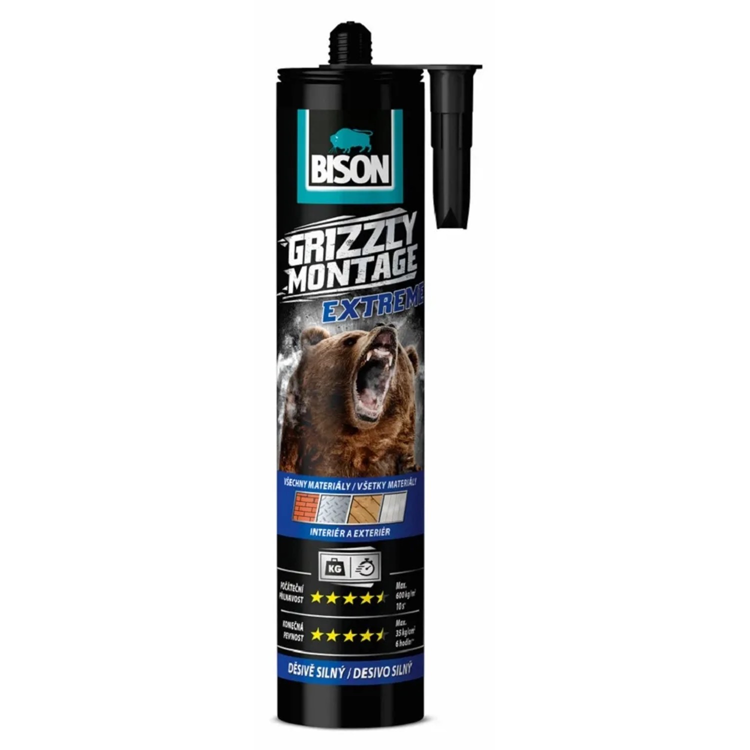 E-shop BISON Lepidlo GRIZZLY MONTAGE POWER EXTEREME biele 435 g