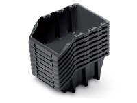 Kistenberg Set 8 úložných boxov Bineer 16 Long KBILS16 čierna 16 x 9,8 x 7 cm