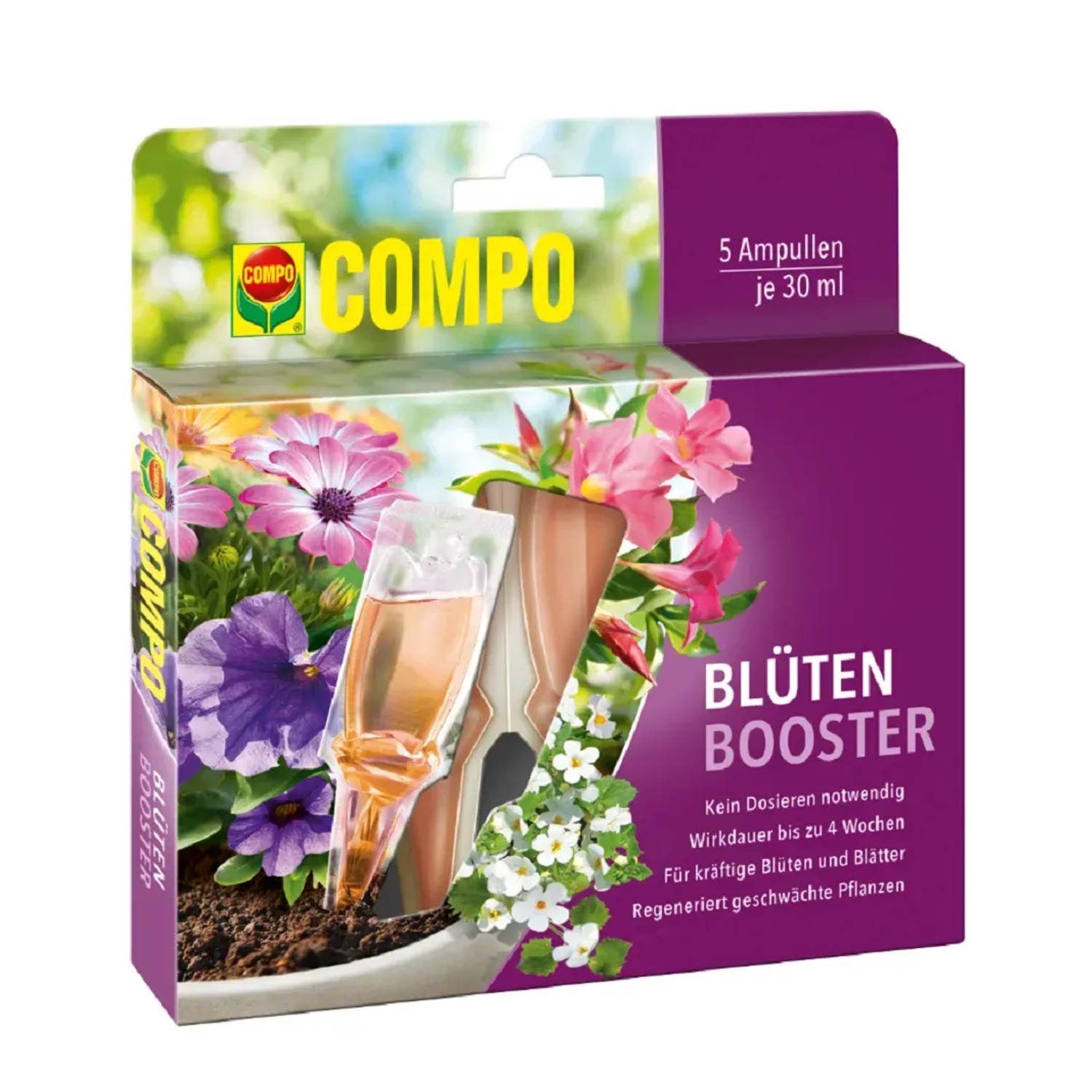 E-shop COMPO Turbo Regeneračná kôra na kvety, box 5 x 30 ml