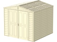 Duramax Plastový domček na náradie DuraMate, béžová, 239,7 x 239,7 cm