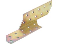 Spojka väznica-krokva pravá 32 mm x 32 mm x 170 mm nabielo pozinkovaná, 10 ks