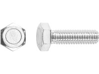 LUX-TOOLS Skrutka so šesťhrannou hlavou SW8 plný závit pozink M5 x 40 mm, 100 ks