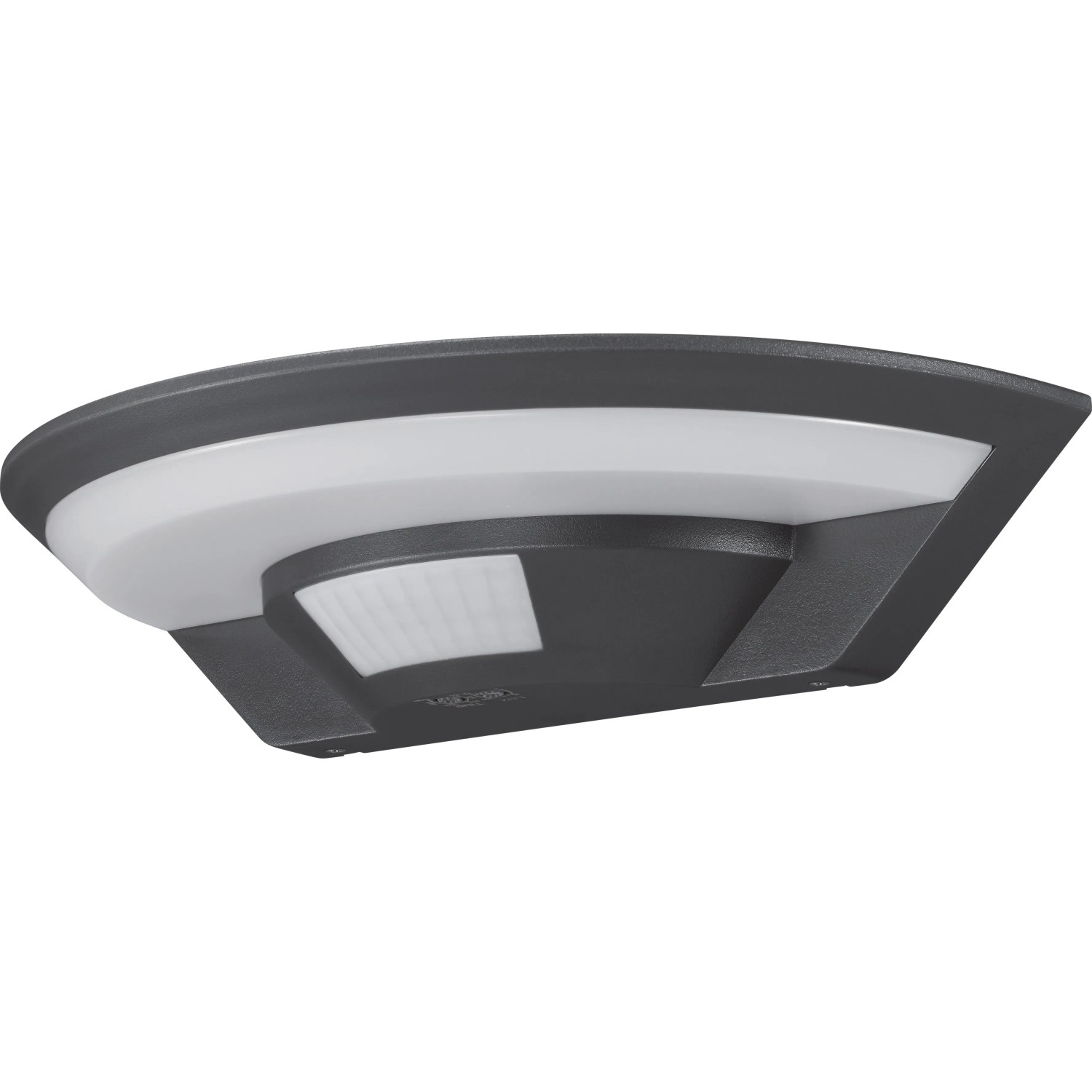 E-shop Vonkajšie nástenné LED svietidlo UFO s pohyb. senzorom, antracit, 10 W, IP65
