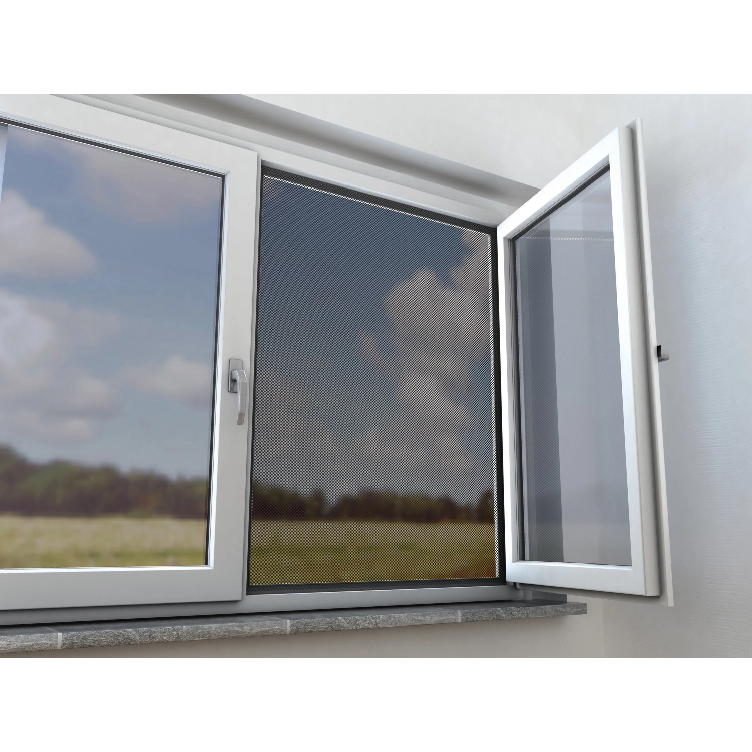 E-shop OBI Ochranná okenná sieťka proti hmyzu 150 x 130 cm antracit
