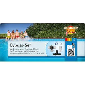 Summer Fun Bypass systém pre solárne rohože a tepelné čerpadlá, sada s hadicovou prípojkou.