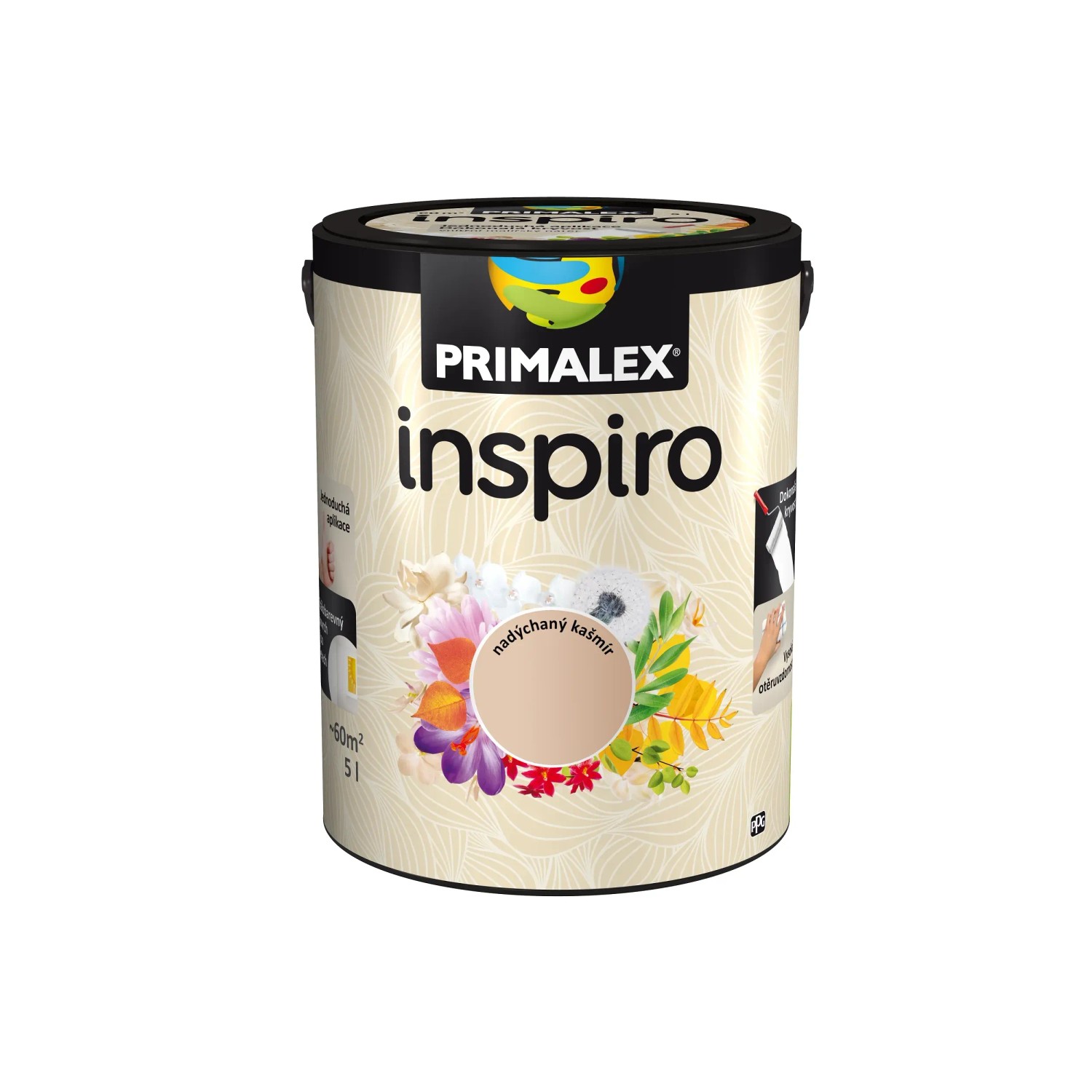 E-shop PRIMALEX Farebný vnútorný maliarsky náter Inspiro nadýchaný kašmír 5 l