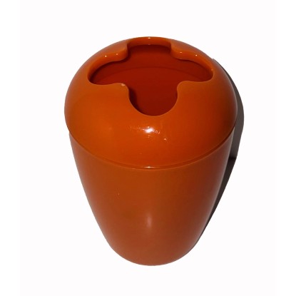 Kelímok na zubné kefky s vekom oranžový*