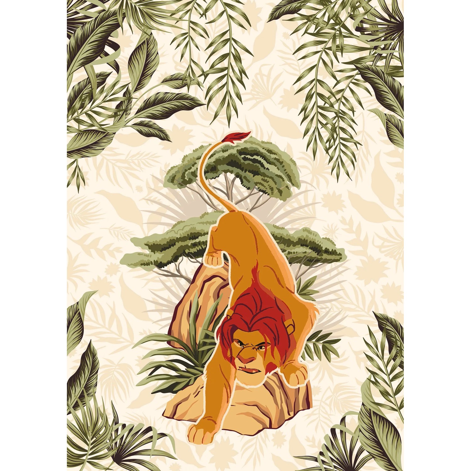 E-shop Komar Vliesová fototapeta Lion King Long Live The King 200 x 280 cm